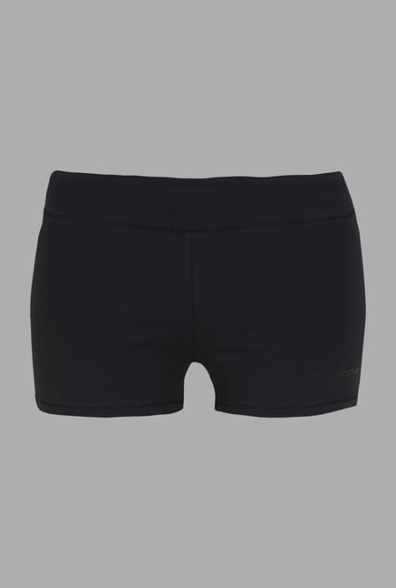 Doone Black Solid Training Shorts Doone Black Solid Training Shorts
