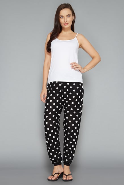 Intima by Westside Black Polka Dot Pyjamas Intima by Westside Black Polka Dot Pyjamas
