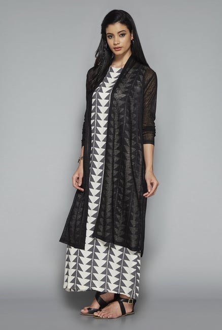 Bombay Paisley by Westside White Geometric Print Dress Bombay Paisley by Westside White Geometric Print Dress