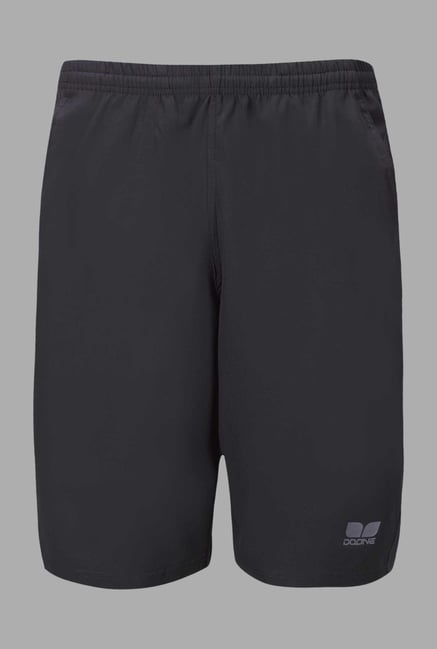 Doone Black Solid Training Shorts Doone Black Solid Training Shorts