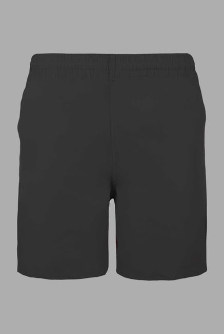 Doone Black Solid Training Shorts Doone Black Solid Training Shorts