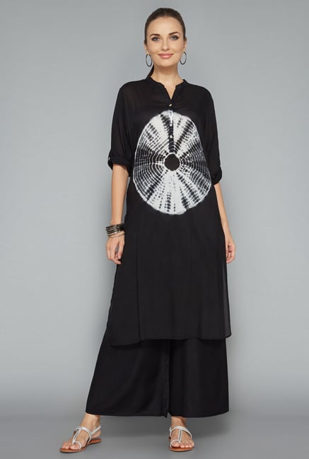 Utsa by Westside Black Printed Kurta Utsa by Westside Black Printed Kurta