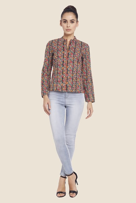 Globus Multicolor Floral Printed Jacket Globus Multicolor Floral Printed Jacket