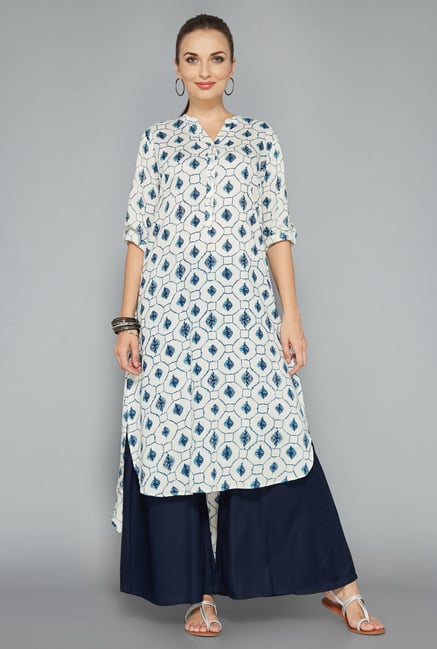 Utsa by Westside Off White Printed Kurta Utsa by Westside Off White Printed Kurta