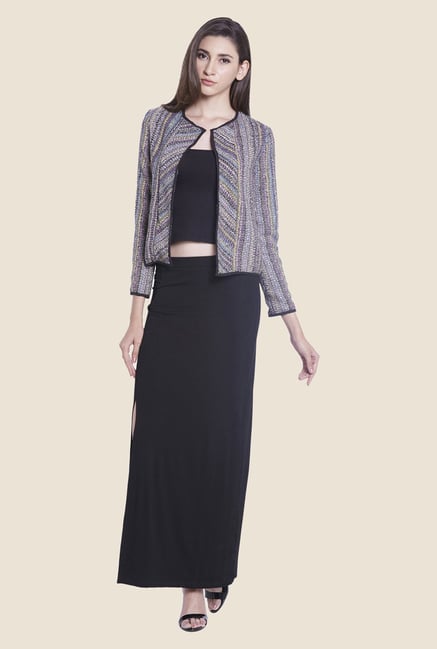 Globus Grey Embroidered Jacket Globus Grey Embroidered Jacket