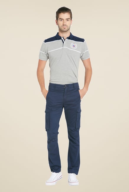 Globus Navy Solid Cargos Globus Navy Solid Cargos