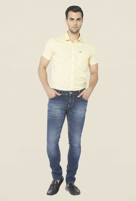 Globus Blue Lightly Washed Regular Jeans Globus Blue Lightly Washed Regular Jeans
