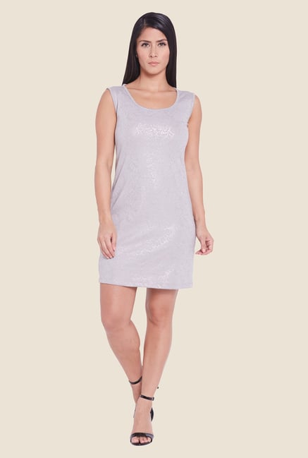 Globus Light Grey Shift Dress Globus Light Grey Shift Dress