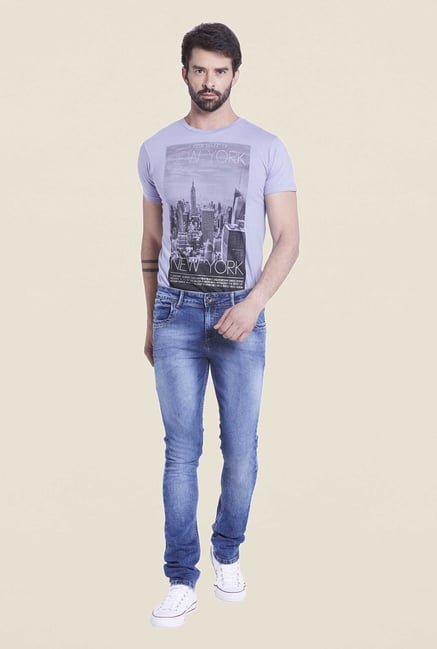 Globus Blue Lightly Washed Denim Jeans Globus Blue Lightly Washed Denim Jeans