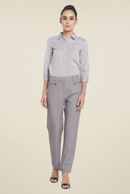 Globus Grey Striped Shirt Globus Grey Striped Shirt