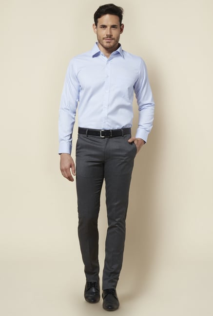 Zudio Blue Printed Shirt Zudio Blue Printed Shirt