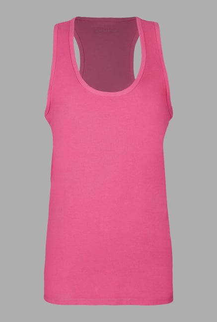 Doone Pink Solid Training Singlet Doone Pink Solid Training Singlet
