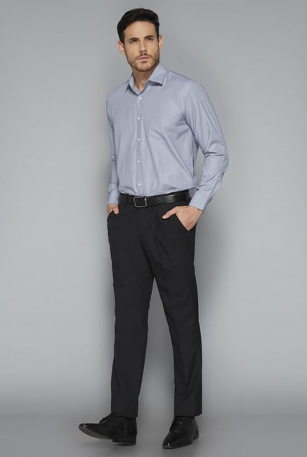 Weststreet by Westside Blue Solid Shirt Weststreet by Westside Blue Solid Shirt