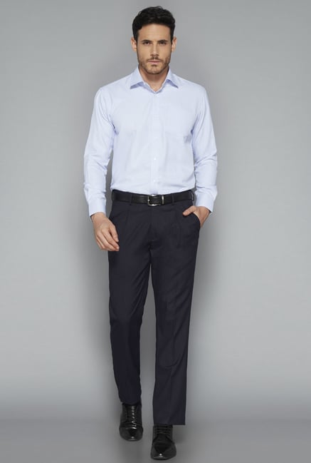 Weststreet by Westside Light Blue Solid Shirt Weststreet by Westside Light Blue Solid Shirt