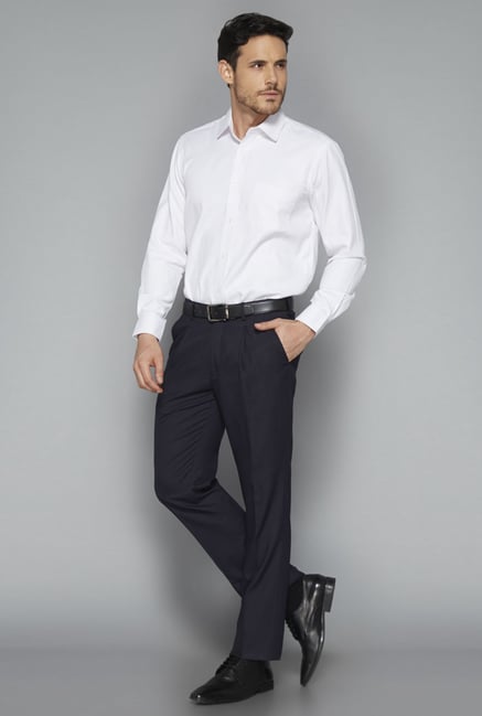Weststreet by Westside White Checks Shirt Weststreet by Westside White Checks Shirt