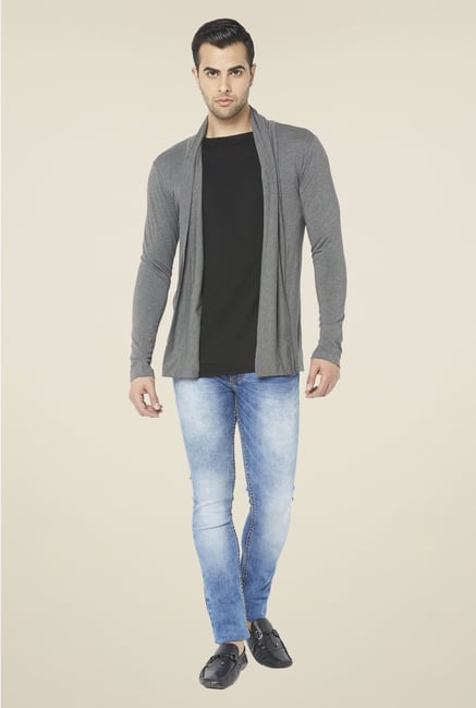 Globus Grey Solid Sweatshirt Globus Grey Solid Sweatshirt