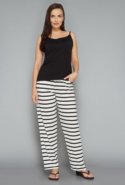 Intima by Westside White Striped Pyjamas Intima by Westside White Striped Pyjamas