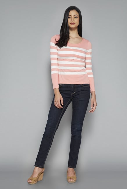 LOV by Westside Pink Striped Top LOV by Westside Pink Striped Top
