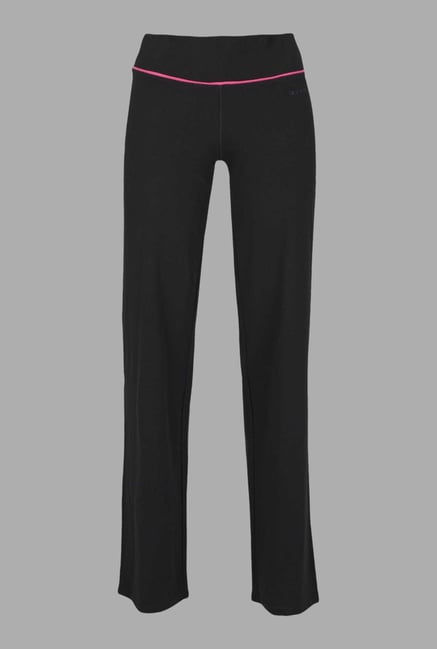 Doone Black Solid Training Trackpants Doone Black Solid Training Trackpants