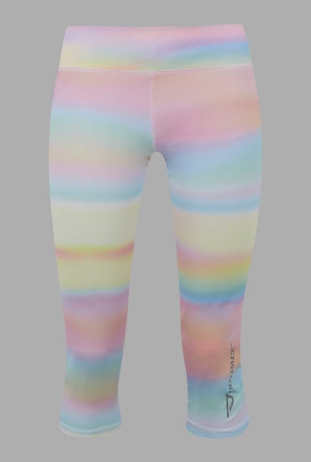 Outpace Multicolor Printed Running Capris Outpace Multicolor Printed Running Capris
