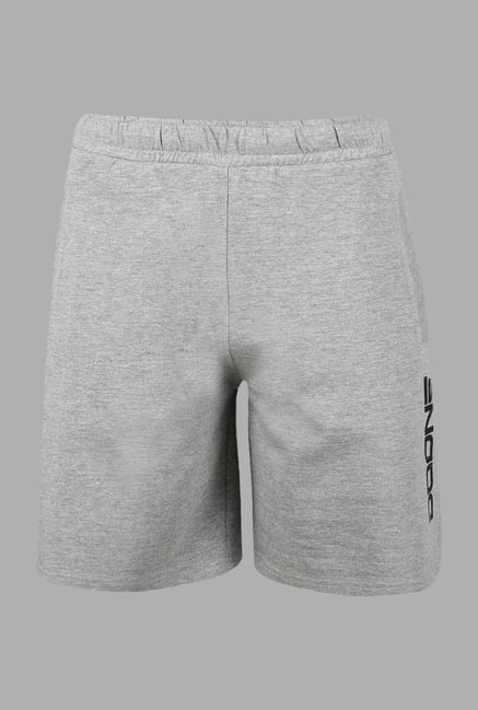 Doone Grey Solid Training Shorts Doone Grey Solid Training Shorts