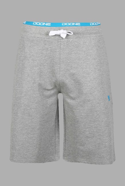 Doone Grey Solid Training Shorts Doone Grey Solid Training Shorts