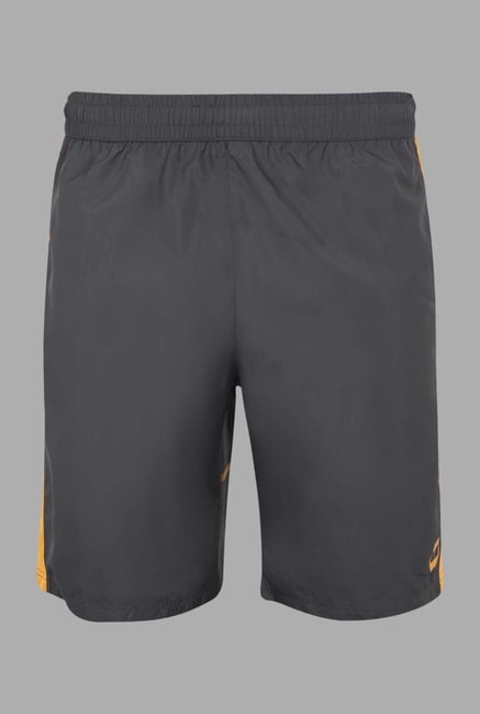 Doone Dark Grey Solid Training Shorts Doone Dark Grey Solid Training Shorts