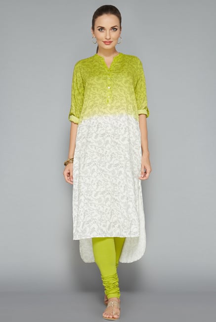 Utsa by Westside Lime Printed Kurta Utsa by Westside Lime Printed Kurta