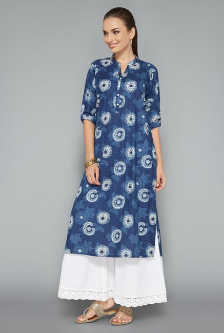 Utsa by Westside Indigo Printed Kurta Utsa by Westside Indigo Printed Kurta