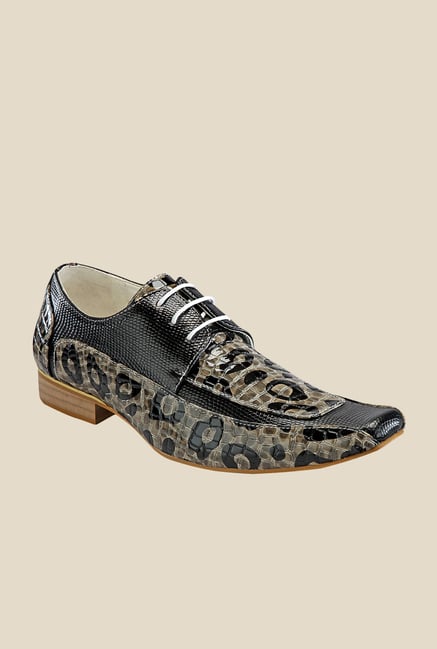 Yepme Black & Beige Derby Shoes Yepme Black & Beige Derby Shoes