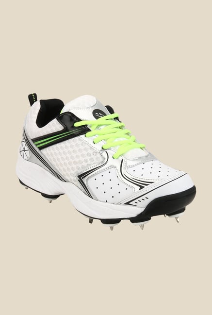 Yepme White & Green Cricket Shoes Yepme White & Green Cricket Shoes