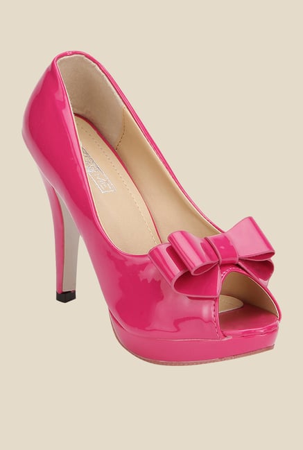 Yepme Rose Pink Peeptoe Stilettos Yepme Rose Pink Peeptoe Stilettos