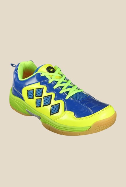 Yepme Neon Green & Blue Running Shoes Yepme Neon Green & Blue Running Shoes