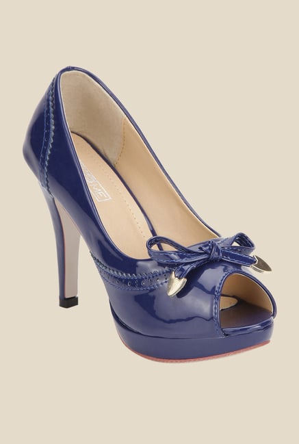 Yepme Navy Peeptoe Stilettos Yepme Navy Peeptoe Stilettos