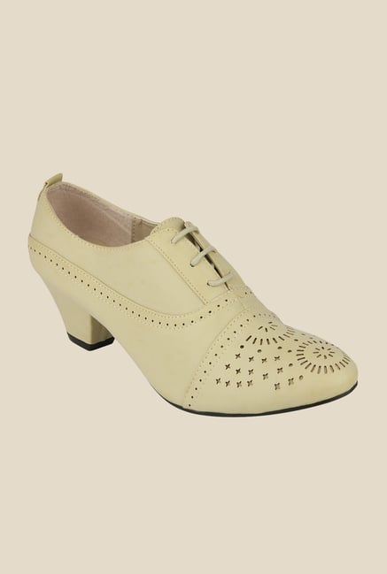 Yepme Beige Brogue Casual Shoes Yepme Beige Brogue Casual Shoes