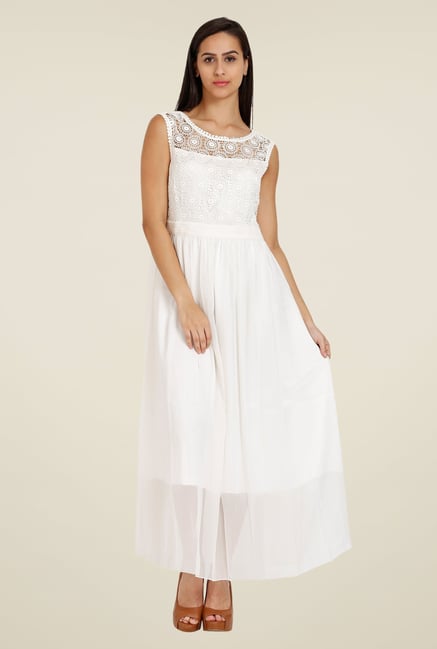 Forever Fashion White Crochet Dress Forever Fashion White Crochet Dress
