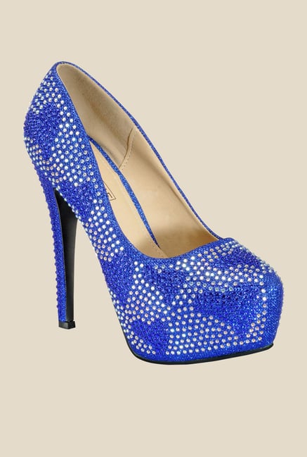 Yepme Blue Stiletto Pumps Yepme Blue Stiletto Pumps