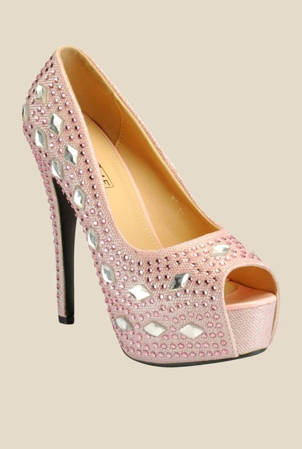 Yepme Pink Peeptoe Stilettos Yepme Pink Peeptoe Stilettos
