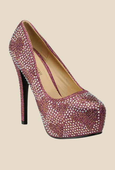 Yepme Purple & Orange Stiletto Pumps Yepme Purple & Orange Stiletto Pumps
