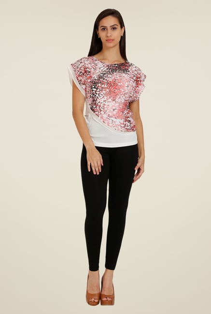 Forever Fashion Pink Printed Blouse Forever Fashion Pink Printed Blouse