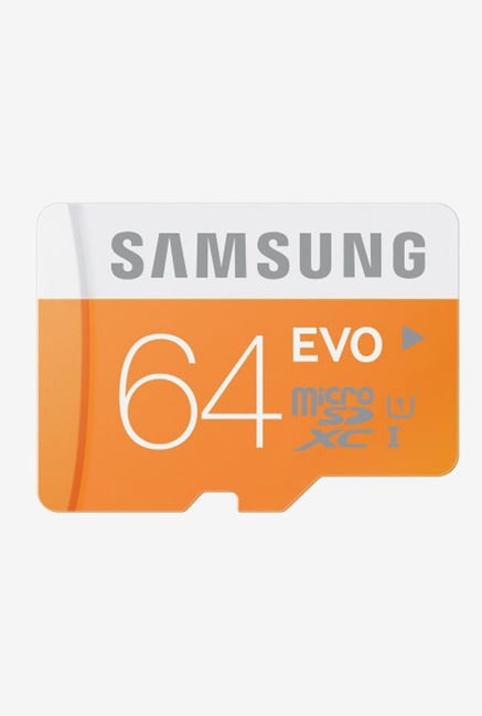 Samsung EVO 64 GB Class 10 Micro SDXC Memory Card (Orange) Samsung EVO 64 GB Class 10 Micro SDXC Memory Card (Orange)