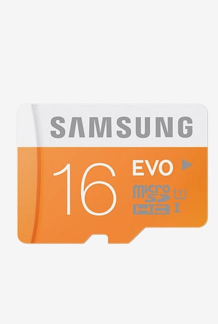 Samsung EVO 16 GB Class 10 Micro SDHC Memory Card (Orange) Samsung EVO 16 GB Class 10 Micro SDHC Memory Card (Orange)