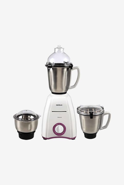 Havells Momenta 750 W 3 Jars Mixer Grinder (White) Havells Momenta 750 W 3 Jars Mixer Grinder (White)