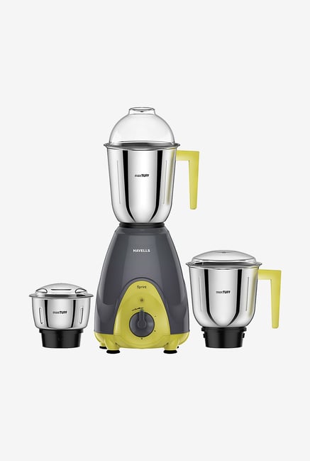 Havells Sprint 600 Watt 3 Jar Mixer Grinder (Grey) Havells Sprint 600 Watt 3 Jar Mixer Grinder (Grey)