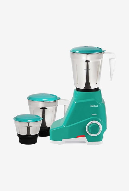 Havells Genie Green 500 Watt 3 Jar Mixer Grinder (Green) Havells Genie Green 500 Watt 3 Jar Mixer Grinder (Green)