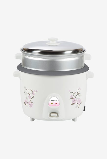 Havells Riso GHCRCBMW090 2.2 L Electric Cooker (White) Havells Riso GHCRCBMW090 2.2 L Electric Cooker (White)