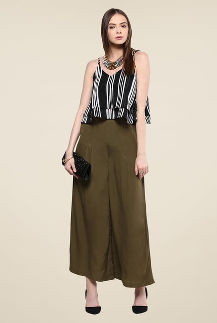 Yepme Lorena Black Striped Cami Top Yepme Lorena Black Striped Cami Top