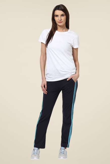 Yepme Navy Leanne Solid Track pants Yepme Navy Leanne Solid Track pants