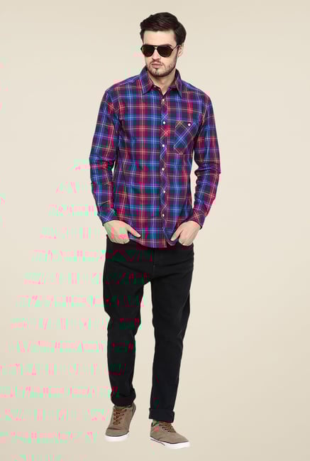 Yepme Multicolor Warner Premium Checks Cotton Shirt Yepme Multicolor Warner Premium Checks Cotton Shirt