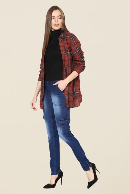 Yepme Blue Alexa Light Washed Jeans Yepme Blue Alexa Light Washed Jeans